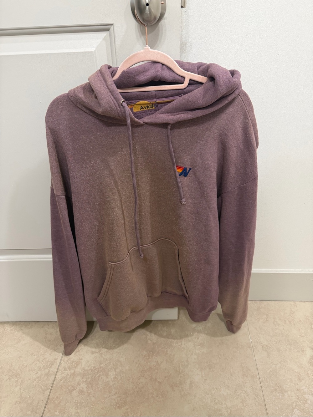 Aviator Nation Small Logo Purple Sweatshirt. 💜⚡️